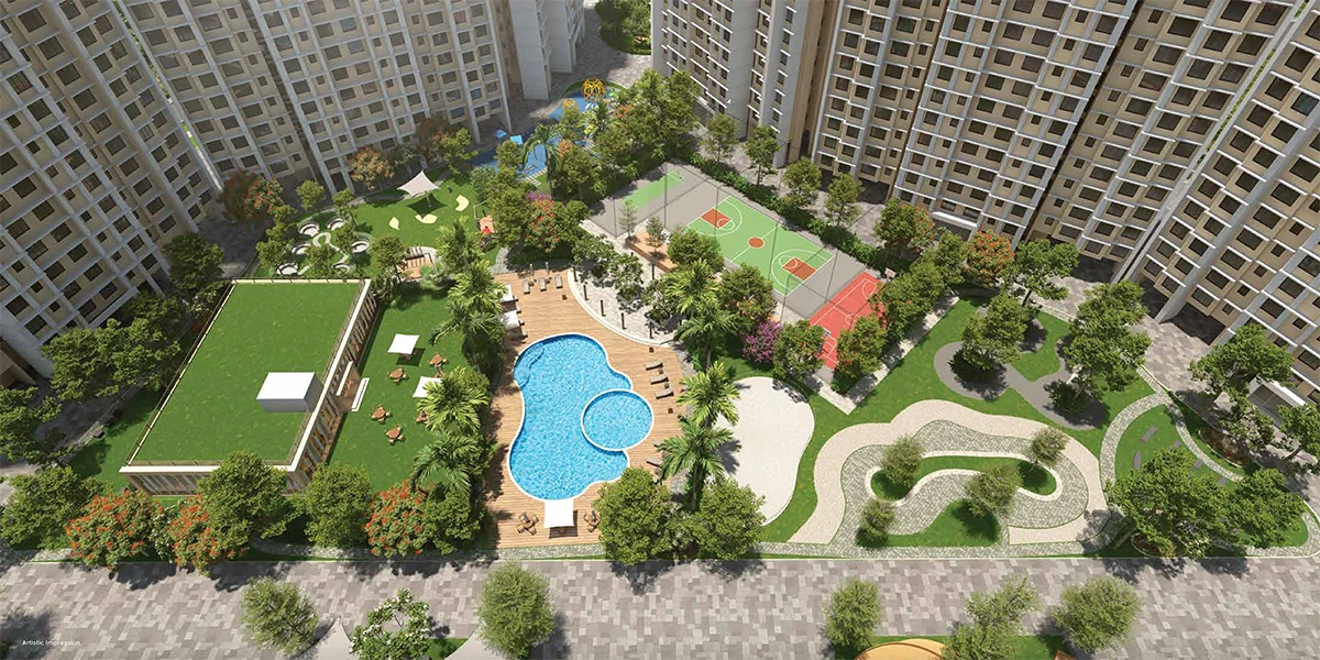 Raunak Maximum City Thane Township Aerial Site Layout