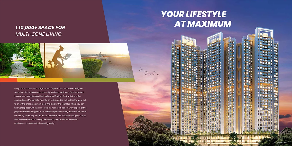 Raunak Maximum City Thane Grand Entrance Gate Mockup