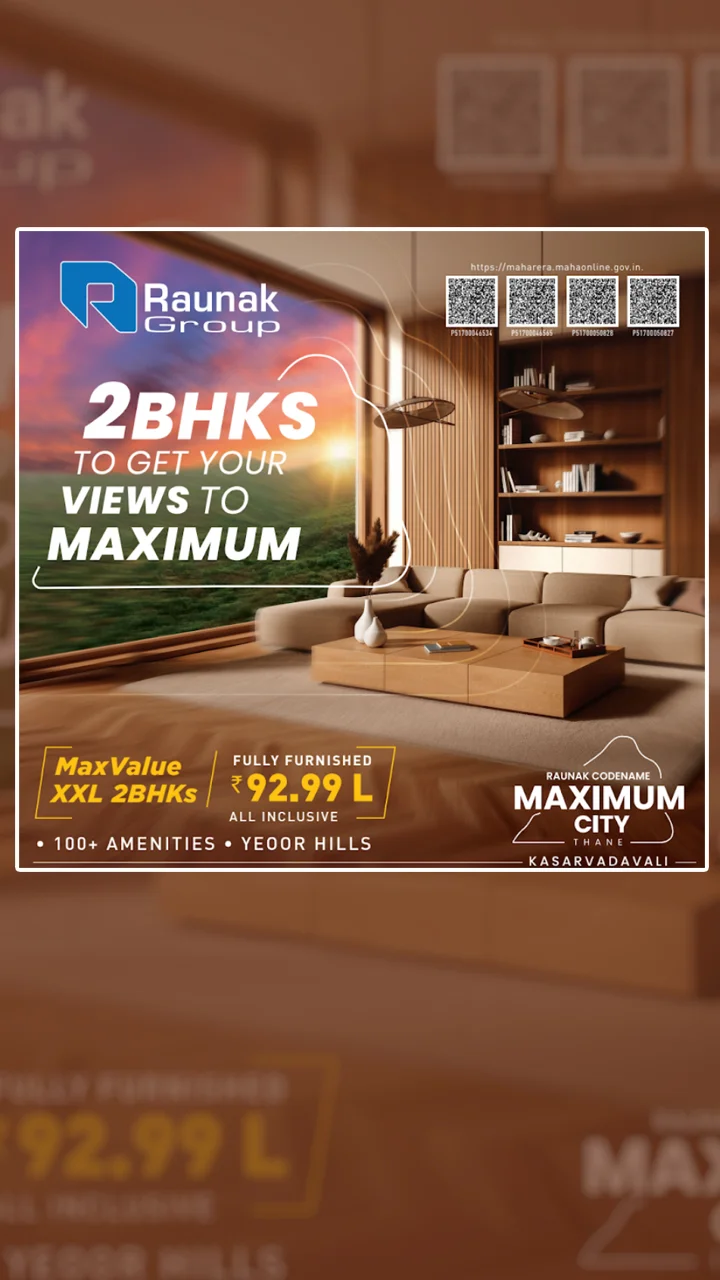 Raunak Maximum City Thane Premium Smart Apartments Mobile Banner